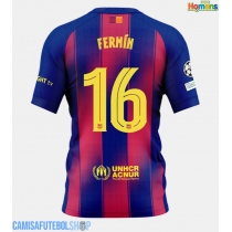 Camisa de time de futebol Barcelona Fermin Lopez #16 Replicas 1º Equipamento 2025-26 Manga Curta
